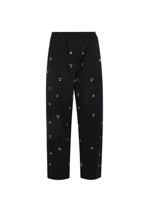 A Paper Kid crystal-embellished trousers - Black