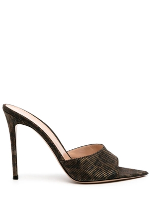 Gianvito Rossi 105mm Rania sandals - Brown