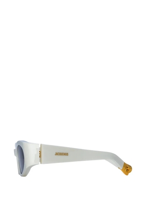 Jacquemus Ovalo oval-frame sunglasses - White