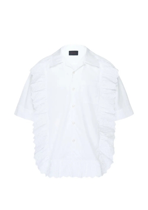 Simone Rocha ruffled shirt - White