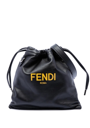 Fendi Pre-Owned 2010-2026 Leather Pack Pouch Bag crossbody bag - Black