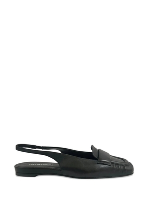 Halmanera ruched slingback mules - Black