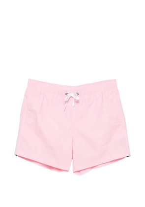 Sundek stripe-detail swim shorts - Pink