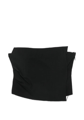SIR. Rivoli pinstripe-panel bandeau top - Black