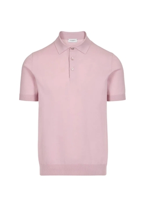 Paolo Pecora short-sleeve cotton polo shirt - Pink