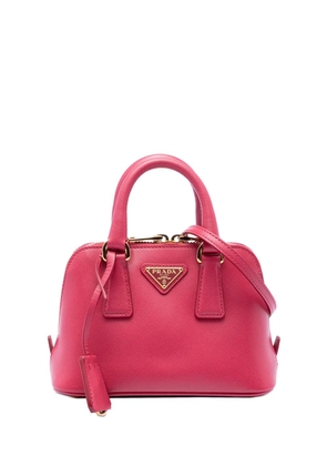 Prada Pre-Owned 2010-2026 Mini Saffiano Lux Promenade satchel - Pink