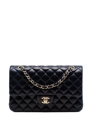 CHANEL Pre-Owned 2014-2015 Medium Classic Lambskin Double Flap shoulder bag - Black