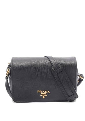 Prada Pre-Owned Vitello Phenix shoulder bag - Black