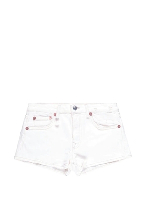 R13 Effie denim shorts - White