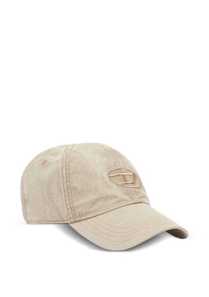 Diesel Oval D logo-embroidered baseball cap - Neutrals
