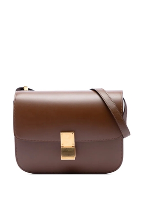 Celine Pre-Owned 2018 Medium Calfskin Classic Box crossbody bag - Brown