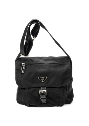 Prada Pre-Owned buckled shoulder bag - Black
