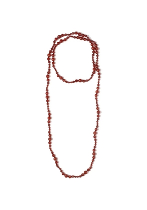 Neeka Studios long beaded necklace - Red