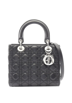 Christian Dior Pre-Owned 2010-2026 Medium Lambskin Cannage Lady Dior satchel - Black