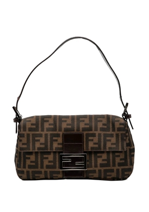 Fendi Pre-Owned 2000-2010 Zucca Canvas Baguette shoulder bag - Brown