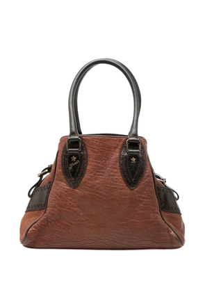 Fendi Pre-Owned 2000-2010 Leather Etniko Du Jour handbag - Brown