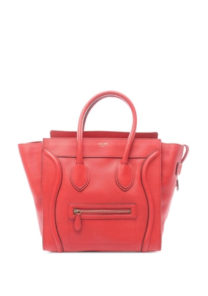 Celine Pre-Owned 2010-2026 Mini Leather Luggage tote bag - Red
