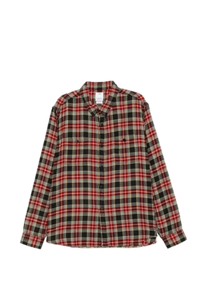 visvim Larrikan check shirt - Red
