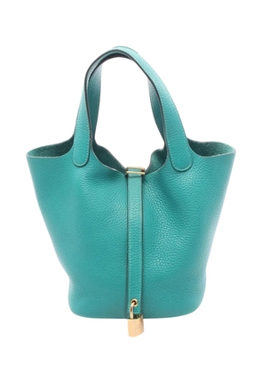 Hermès Pre-Owned 2019 Clemence Picotin Lock 18 handbag - Green