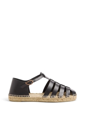 Castañer Chios leather espadrilles - Black