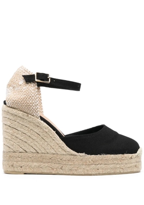 Castañer Carol 115mm wedge sandals - Black