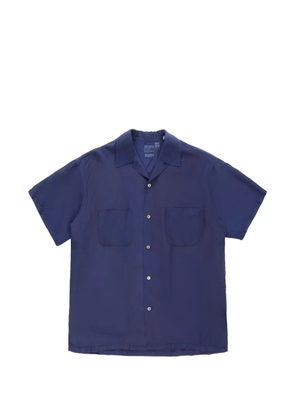 Blue Blue Japan short-sleeved silk shirt