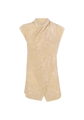 Cortana Cassiopea floral-print top - Neutrals