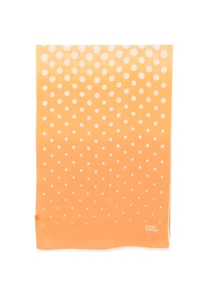 Versace Pre-Owned 1990s polka-dot scarf - Orange