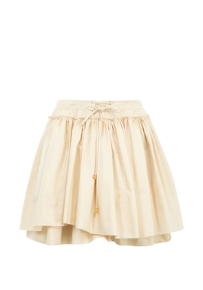 LOEWE layered mini skirt - Neutrals