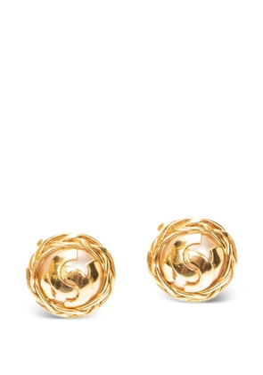 CHANEL Pre-Owned clip-on earrings - Gold