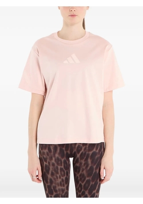 adidas logo-print T-shirt - Pink