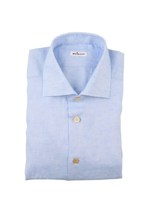 Kiton long-sleeve shirt - Blue
