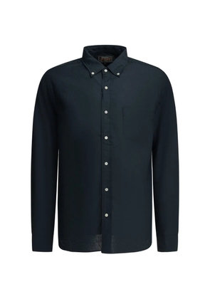 BEAMS PLUS patch-pocket button-down shirt - Blue