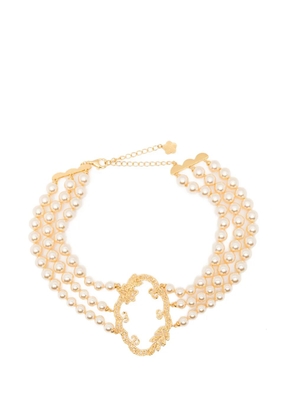 SHUSHU/TONG baroque-frame necklace - Gold