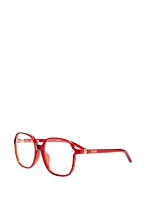 Jacquemus Berger oversized-frame glasses - Red