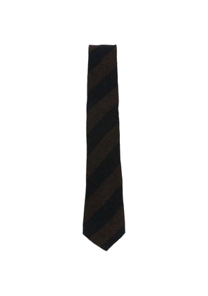 Tagliatore diagonal-stripe tie - Blue
