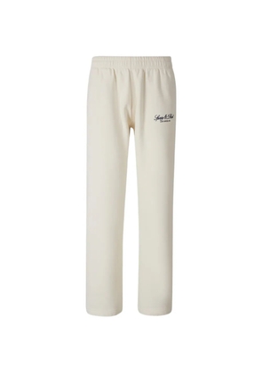 Sporty & Rich logo-embroidered track pants - Neutrals