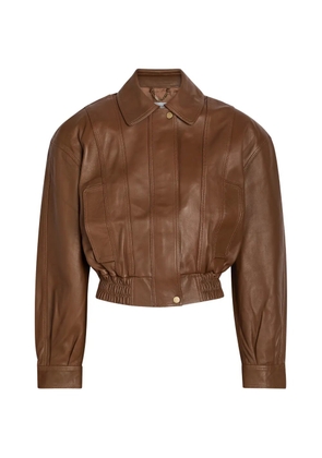 Ronny Kobo Samson leather jacket - Brown