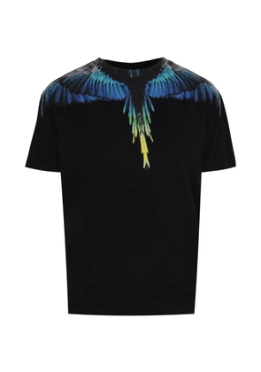 COUNTY OF MILAN Wings-print T-shirt - Black
