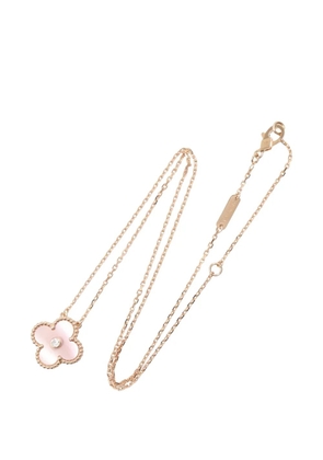 Van Cleef & Arpels Pre-Owned Vintage Alhambra mother-of-pearl necklace - Pink