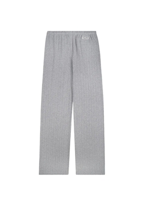 Sporty & Rich logo-patch trousers - Grey