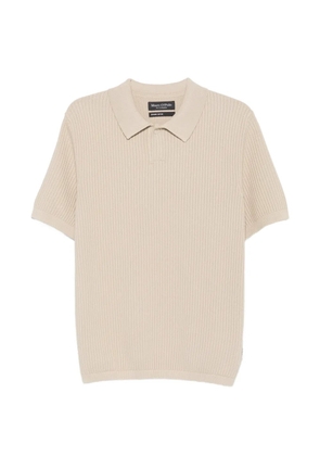 Marc O'Polo ribbed-knit polo shirt - Neutrals