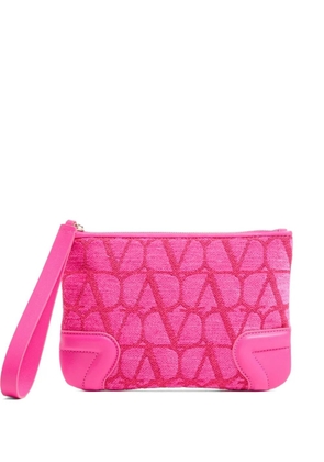 Valentino Garavani Toile Iconographe pouch - Pink