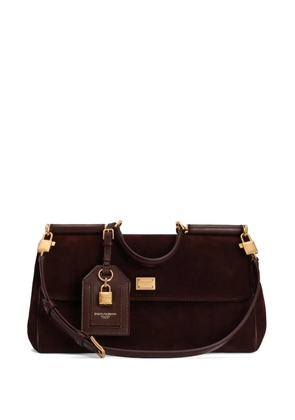Dolce & Gabbana medium My Sicily handbag in split-calfskin - Red