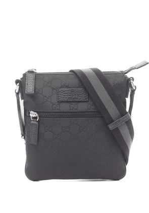Gucci Pre-Owned 2020s GG pattern shoulder bag - Black