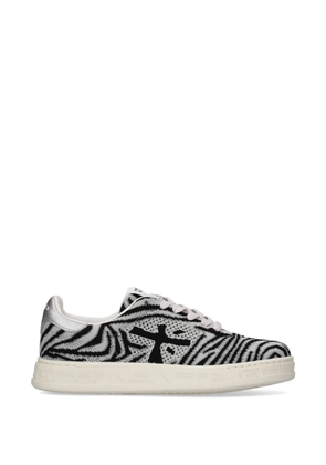 Premiata Quinnd zebra-print sneakers - Grey