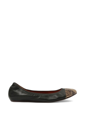 Lanvin cap-toe ballet flats - Black