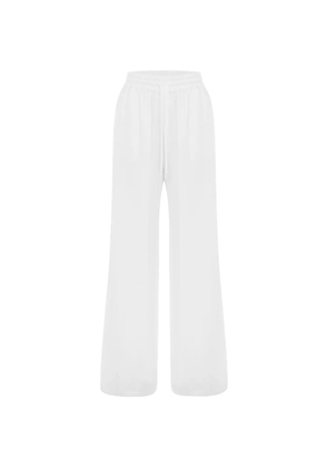 Myra Swim Dalton drawstring trousers - White