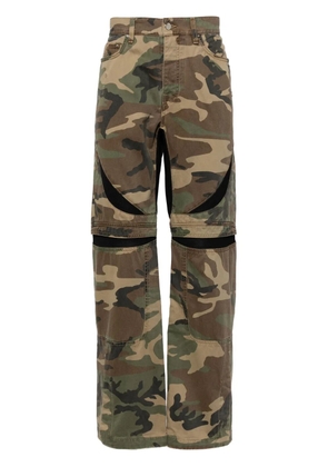 AMIRI camouflage print denim jeans - Green