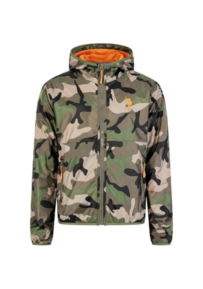 U.S. POLO ASSN. camouflage-print hooded jacket - Green